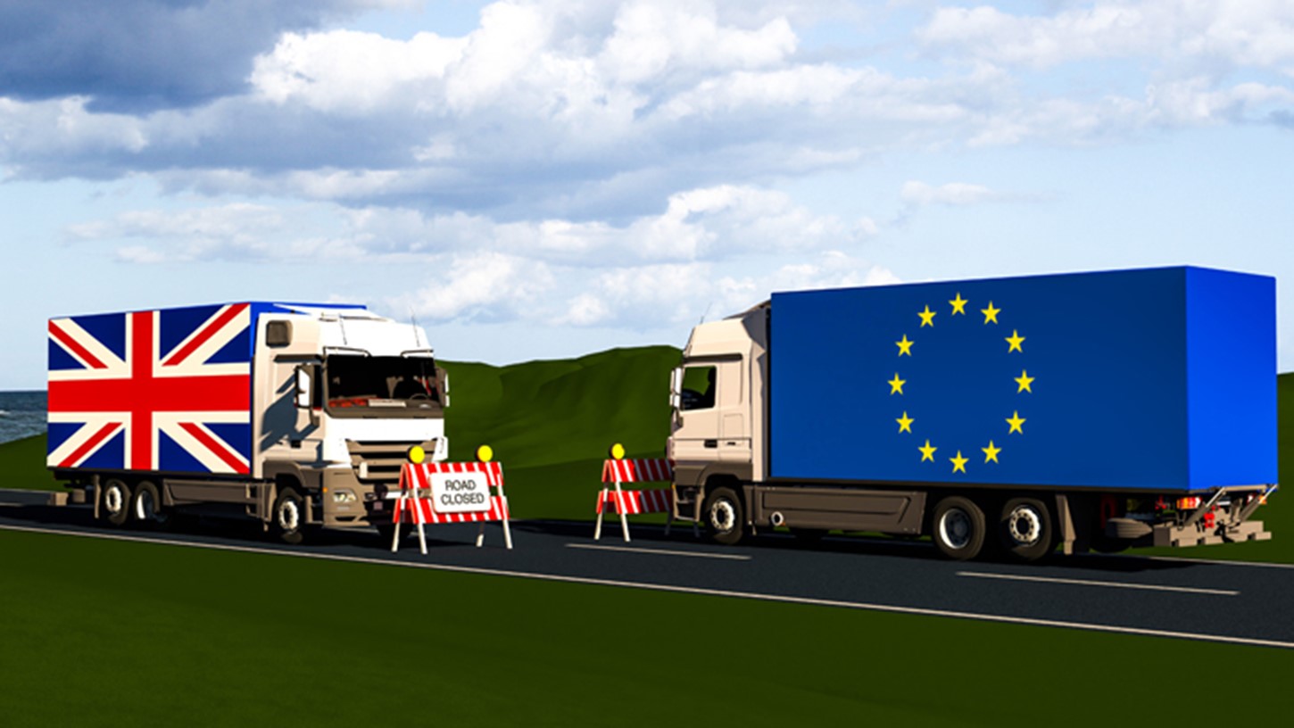 Zpoždění při přepravě mezi EU a Spojeným královstvím